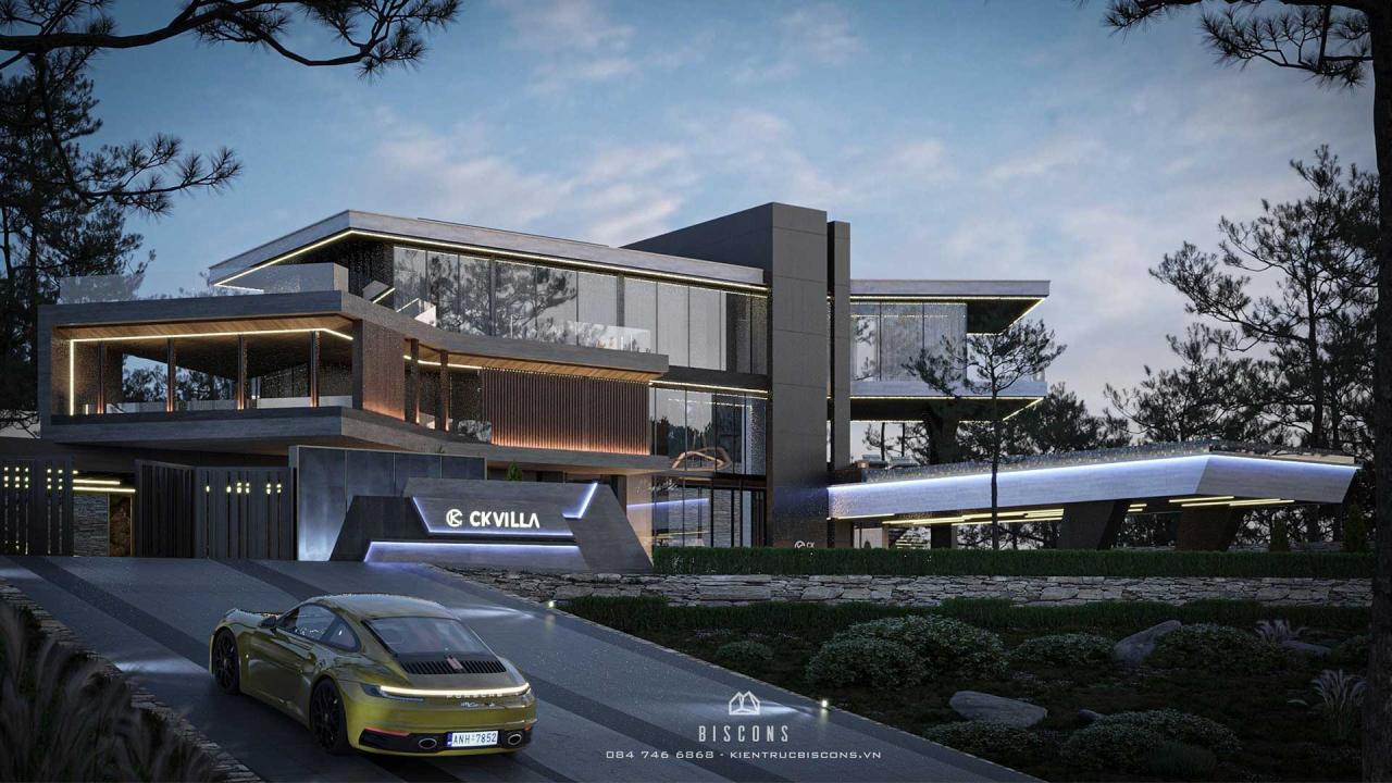 Thiết kế biệt thự đẹp CK
